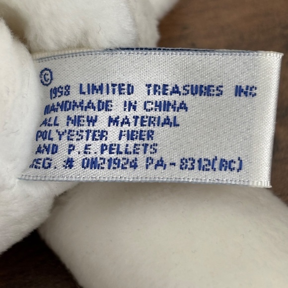 NWT NFL DEION SANDERS 1998 Plush Beanie Bear White #21 Limited SPECIAL EDITION - Picture 15 of 16